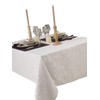 CALITEX Ombra Damask Tablecloth 150 x 350 cm White