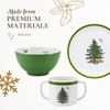 Spode Christmas Tree 3-Piece Melamine Dinnerware Set - 8" Plate,