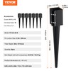 VEVOR Fence Post Anchor Ground Spike, 8 Pack 24 x