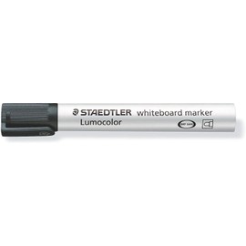 STAEDTLER Lumocolor Whiteboard Marker 351 Black Pack of 3aa