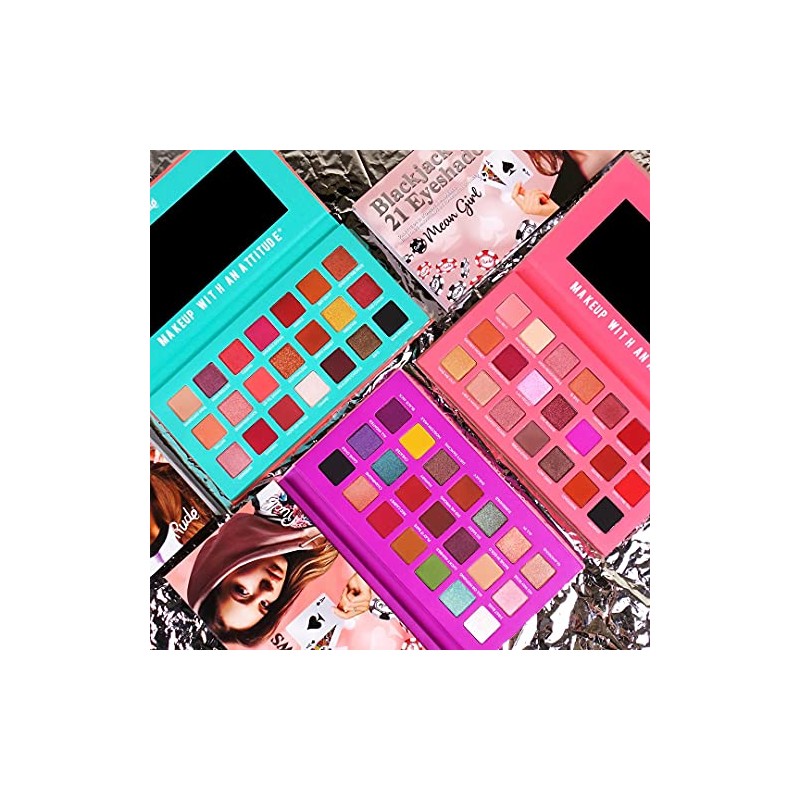 RUDE Rude blackjack 21 eyeshadows - mean girl