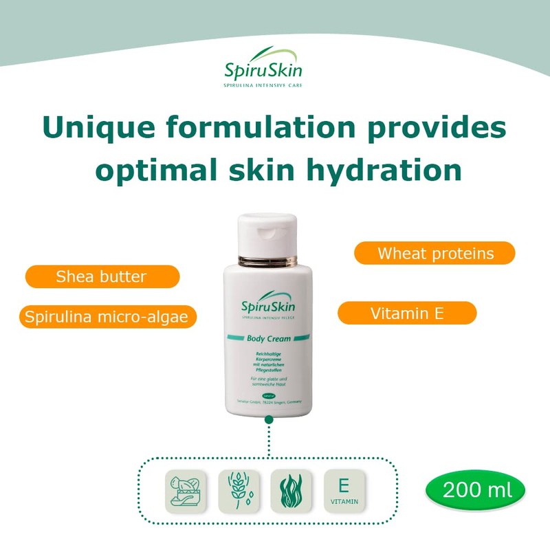 SPIRUSKIN Body Cream 200 ml