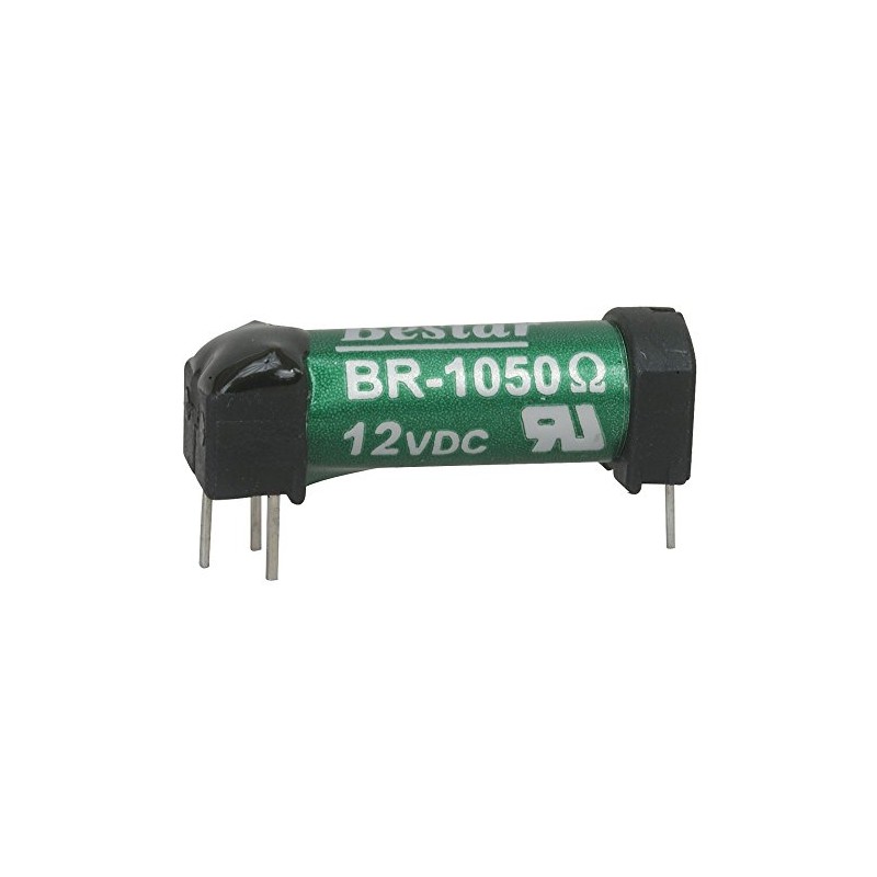 Bestar Electric BR-1050-VP Reed Relays, SPST-NO, 0.5A, 12VDC, 1050 Ohm,