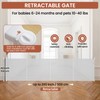 Retractable Baby Gates Extra Wide 200"W x 42"H Upgrade Reinforced