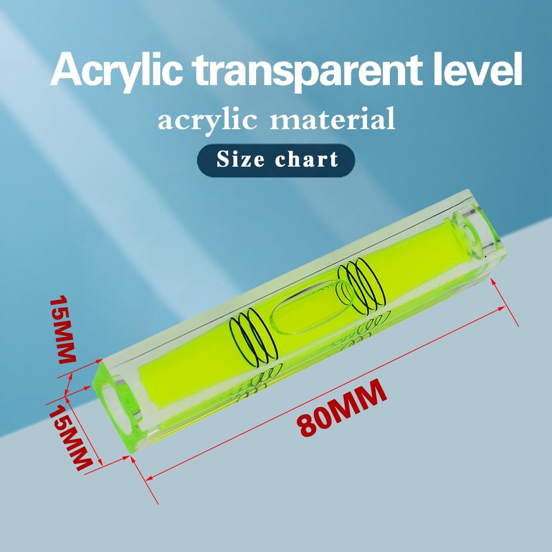High precision mini bubble, double line small level bubble, three