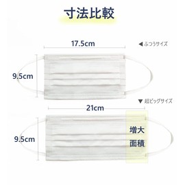 IBUBU Large Size Men's Mask, Non-woven Fabric, Large Mask, Large, Large Mask, Large Mask, Large Mask, Large, Black, 2 Boxes = 60 Sheets