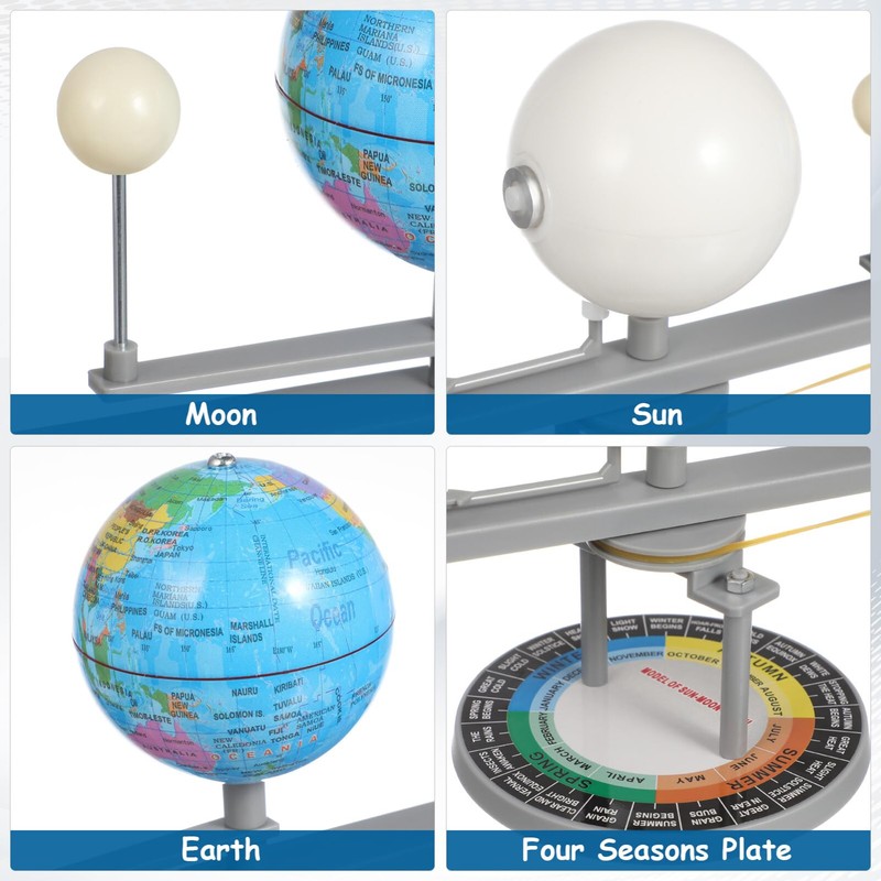 Abaodam Solar System Sun Earth Moon Orbital Model Children English