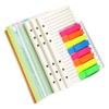 VIVIIHOO Notebook A6 Refillable with Ring Binder, Index Cards, Dividers