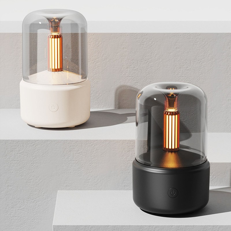 Candlelight Essential Oil Diffuser Plastic with 120ml Water Tank USB