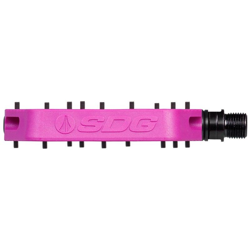 SDG Components, Comp, Platform Pedals, Body: Composite, Spindle: Cr-Mo, 9/16'',