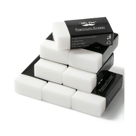 Mr. Pen- Pencil Eraser, 8 Pack, White Erasers, Erasers for Artists, Back to School Supplies
