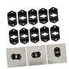 OSALADI 10pcs Iron Speaker Hanger Bracket Hanging Speaker Hook for