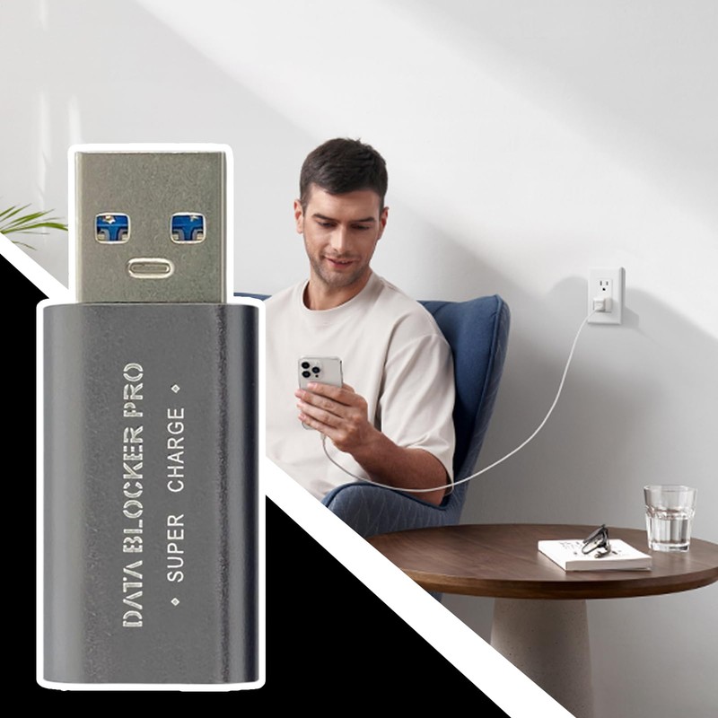 USB Blocker | Long-Lasting USB C Data Blocker | Safe