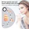 Placa de mezcla de maquillaje cosmético, espátula de nivelación para