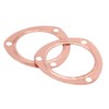 2pcs 3inch Copper Header Exhaust Collector Gaskets Reusable for SBC