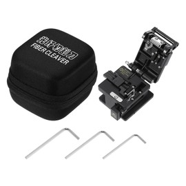 MECCANIXITY SKL-60S Optical Fiber Cleaver, Fiber Optic Cleaver Cold Splicing Tool Cutting Machine 3 in 1 Function Tungsten Steel Sheet for Optical Fiber