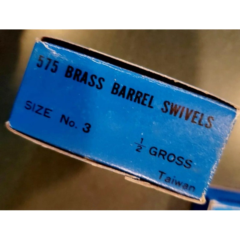 Olympic Fishing Tackle Brass Swivels 72 Pcs Size 3