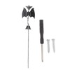 Wind Chime Gothic Dragon Design Retro Style Home Decoration Iron