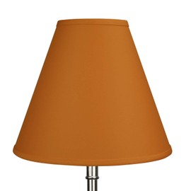 FenchelShades.com 6" Top Diameter x 14" Bottom Diameter x 12" Slant Height Fabric Barrel Lampshade Spider Attachment (Gold)