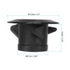 PATIKIL 3 Inch Round Air Vent, 1Pcs ABS Adjustable Soffit