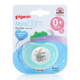 Pigeon Mini Light Pacifier - Single Pack, Small (0+ Months) / Turquoise