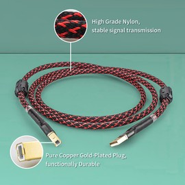 Tertullus HiFi USB 2.0 Cable USB A to USB B Digital Audio Cable Audiophile Cable (1.5m/4.92ft)