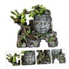 Kisangel Fish Tank Decoration Aquarium Landscape Ornament Mini Aquarium Extra