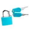 Tiardey 8 Pcs Travel Padlocks Luggage Locks Colored Padlocks with
