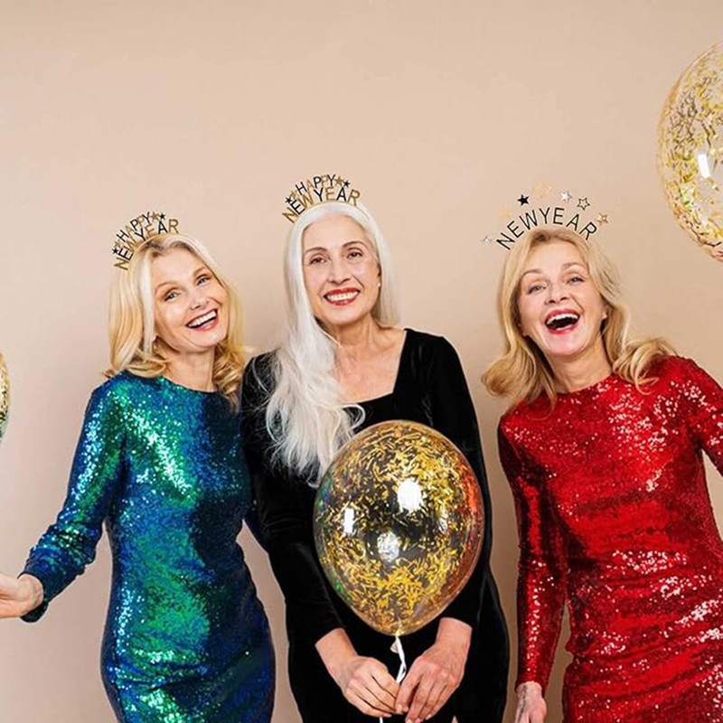 Apone Fatu Girls Women Happy New Year Headband Tiara New