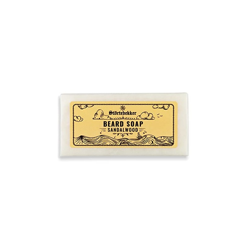 Störtebekker Premium Beard Soap Sandalwood 80 g - Solid Shampoo