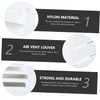 Mipcase Square Vent Cover Louvered for Boats and Rvs Design