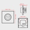 Smart Thermostat Black App Remote Control Timing Energy Saving High