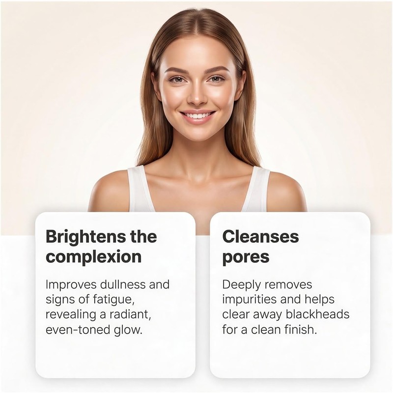 Mascarilla exfoliante iluminadora de 60 g Suave y Fácil de