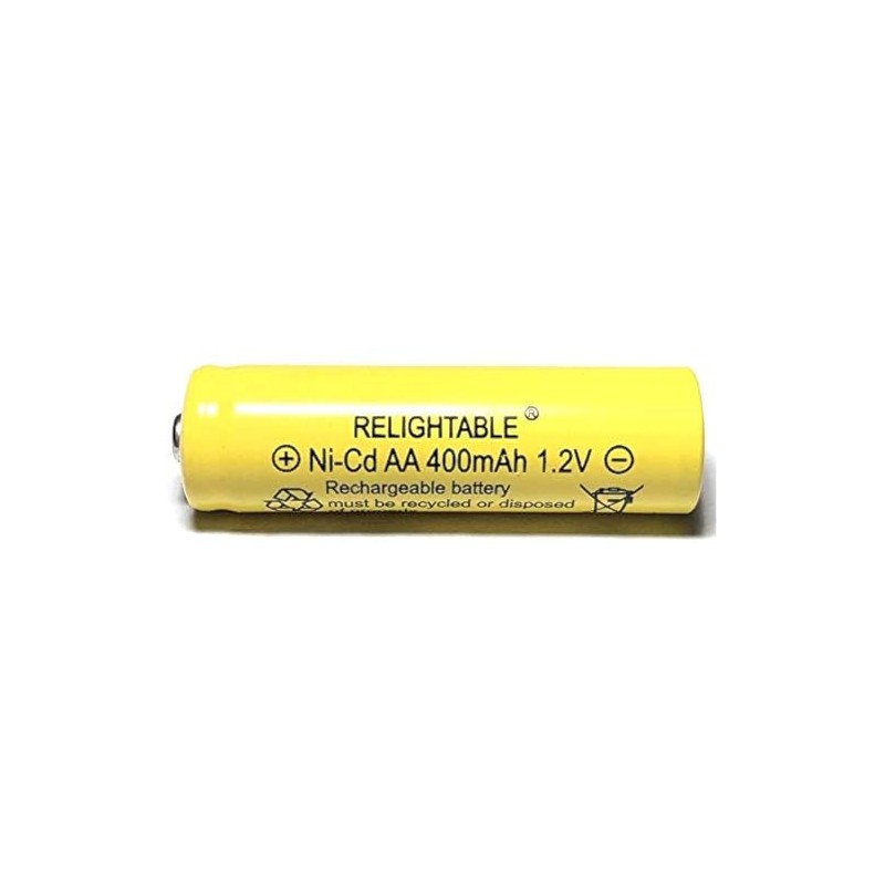 RELIGHTABLE 400mAh AA NiCd 1.2v Rechargeable Batteries Garden Solar Ni-Cd