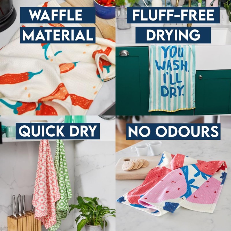 Dock & Bay Tea Towels - Quick-Drying Dish Towels in