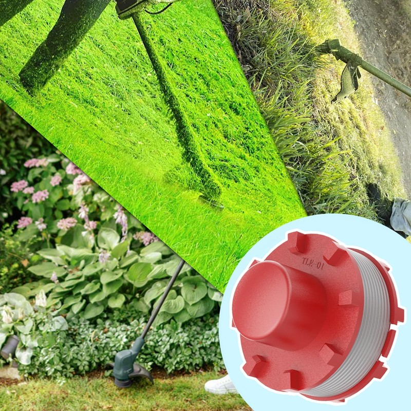 MUFUSHAN 3 x replacement thread spool, 3405096 grass trimmer line