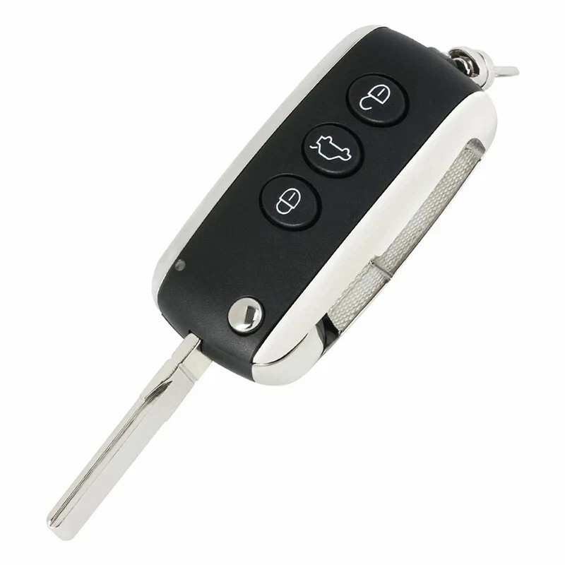 KeyMaster Flip Remote Key Shell FOB for Bentley Continental GT
