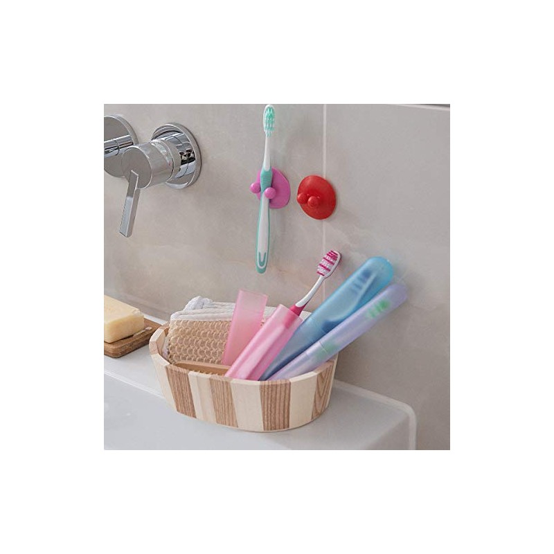 kwmobile Set de 3 fundas para cepillo de dientes -