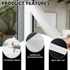 ASTIMESA White Windproof Window Tape for Winter, 2 in x