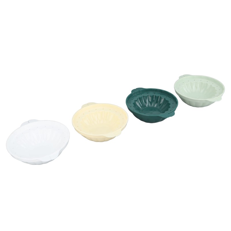 Ice Bowl Containers Mold Light Green Dark Green White Yellow