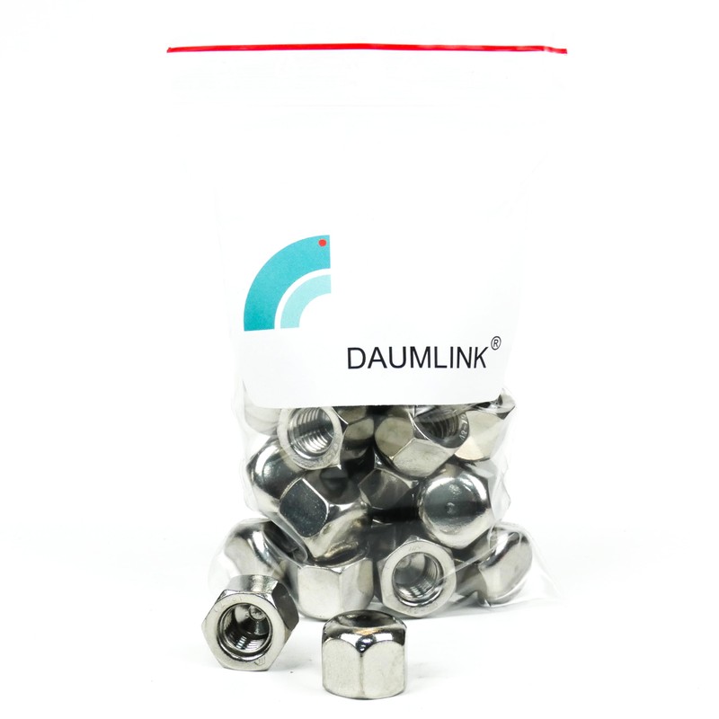 DAUMLINK® Cap nut, low shape DIN 917, material V2A stainless