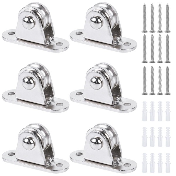 Small Pulley Block 1" Stainless Steel Mini Duplex Pulley Roller