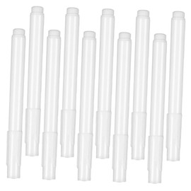 KICHOUSE 10pcs Liquid Chalk Markers Board White Chalk Pen Erasable Chalk Board Liquid Chalk Material Portable Writing Supplies for Boys and Girls Adults