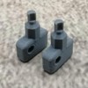 ULEIVA Replacement Key 2 x Grey Compatible with Synology NAS