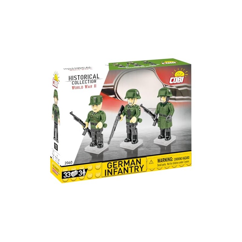 Cobi Historical Collection 2060 German Infantry Pack of 3 2060