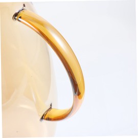 FUNOMOCYA Glass Juice Pitcher with Lid Ergonomic Handle Capacity Cold Water Kettle for Living Borosilicate Glass for Tea and Daily Use