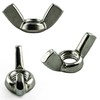 AGBERG M12 (5 pieces) wing nuts, American shape, angular, stainless