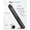 Presentation Clickers for powerpoint,Wireless Presenter with USB Receiver, Red Laser