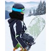 Gisdanchz Winter Fleece Fabric Balaclava Ski Mask Scarf Hat for