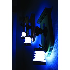 Journey's Edge Five-LED Retractable Mini Camping Lantern Lights, Set of 3